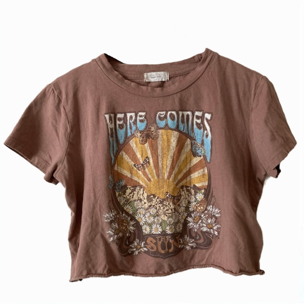 THE BEATLES♀️Cropped Top Tee - Picture 7 of 9